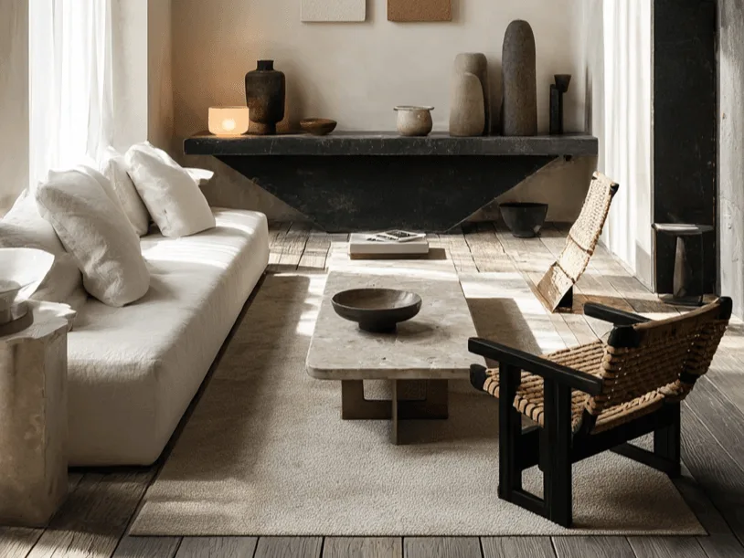 Öröklés alatt álló ingatlan nappalija